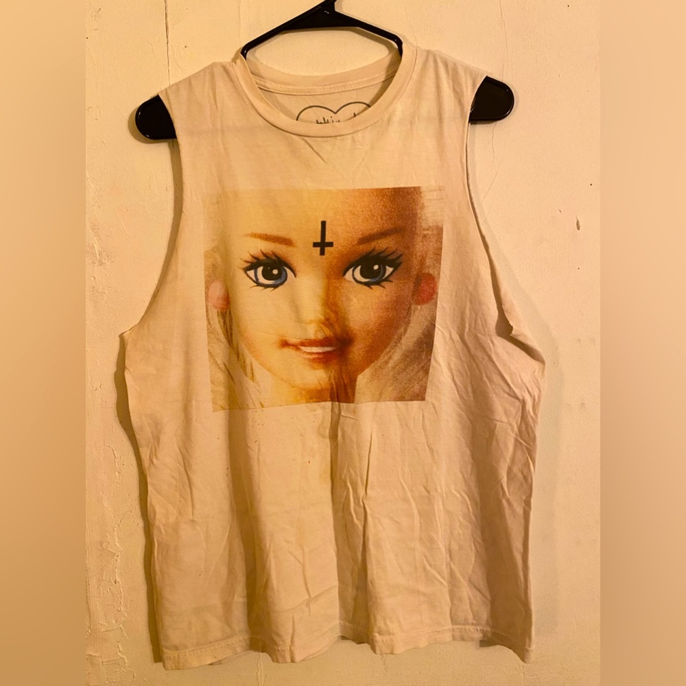 Women’s Medium Graphic Barbie Tanktop